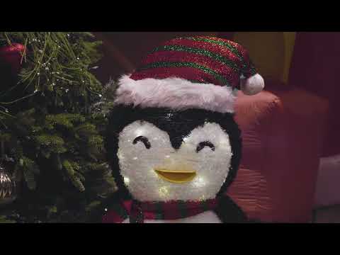 6ft LED Inflatable Yeti Christmas Decoration