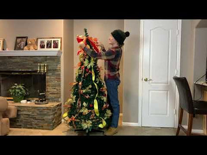 6Ft Pull-Up Christmas Tree with Accessories