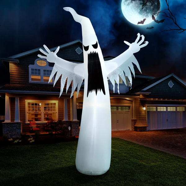 Halloween Giant Towering Spooky Ghost Inflatable (12 Ft) – Joiedomi