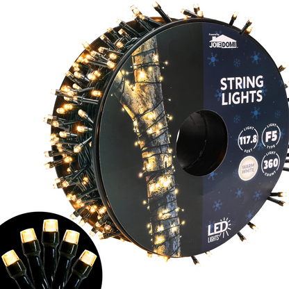 360 LED Christmas String Lights (Warm White)