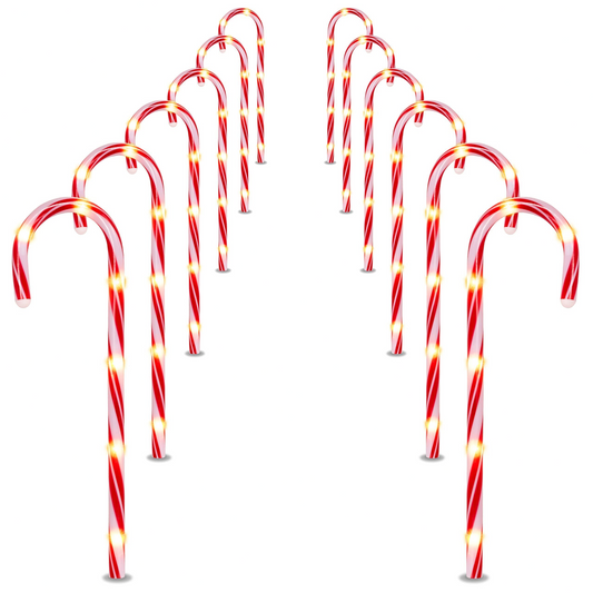 Christmas Candy Cane Pathway 12 Packs