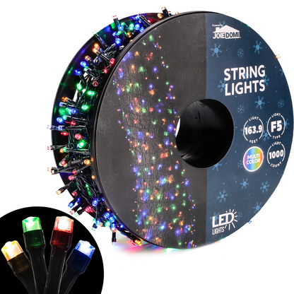 1000 LED Christmas String Lights Multicolor