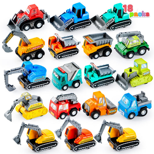 Pull Back Assorted Car, 18 Pcs