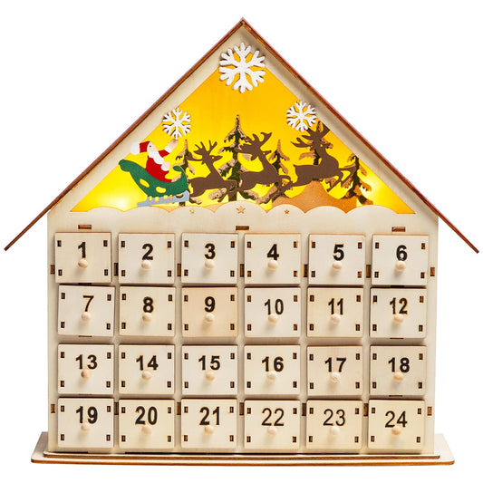 LED Wooden Advent Calendar