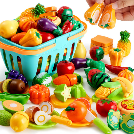 Cutting Food Toy, 68 pcs