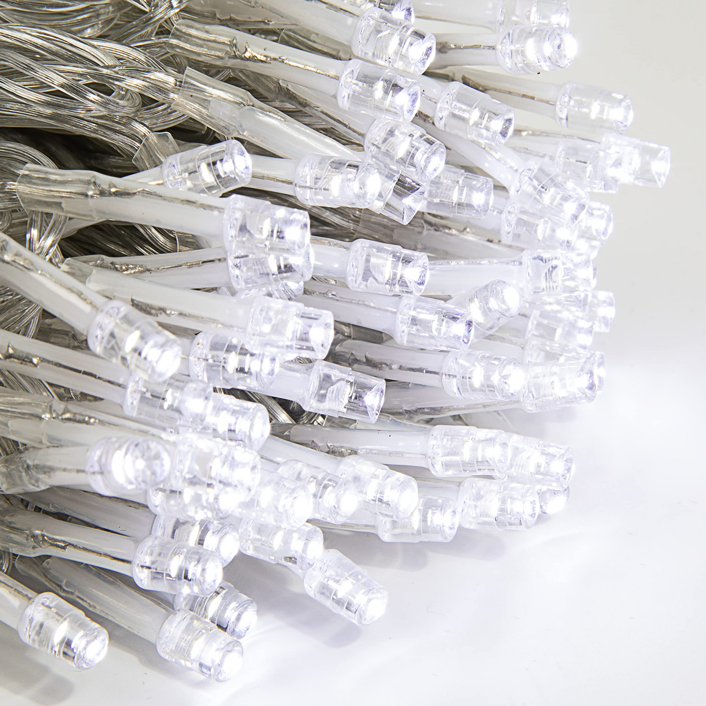 200 White LED Clear Wire String Lights