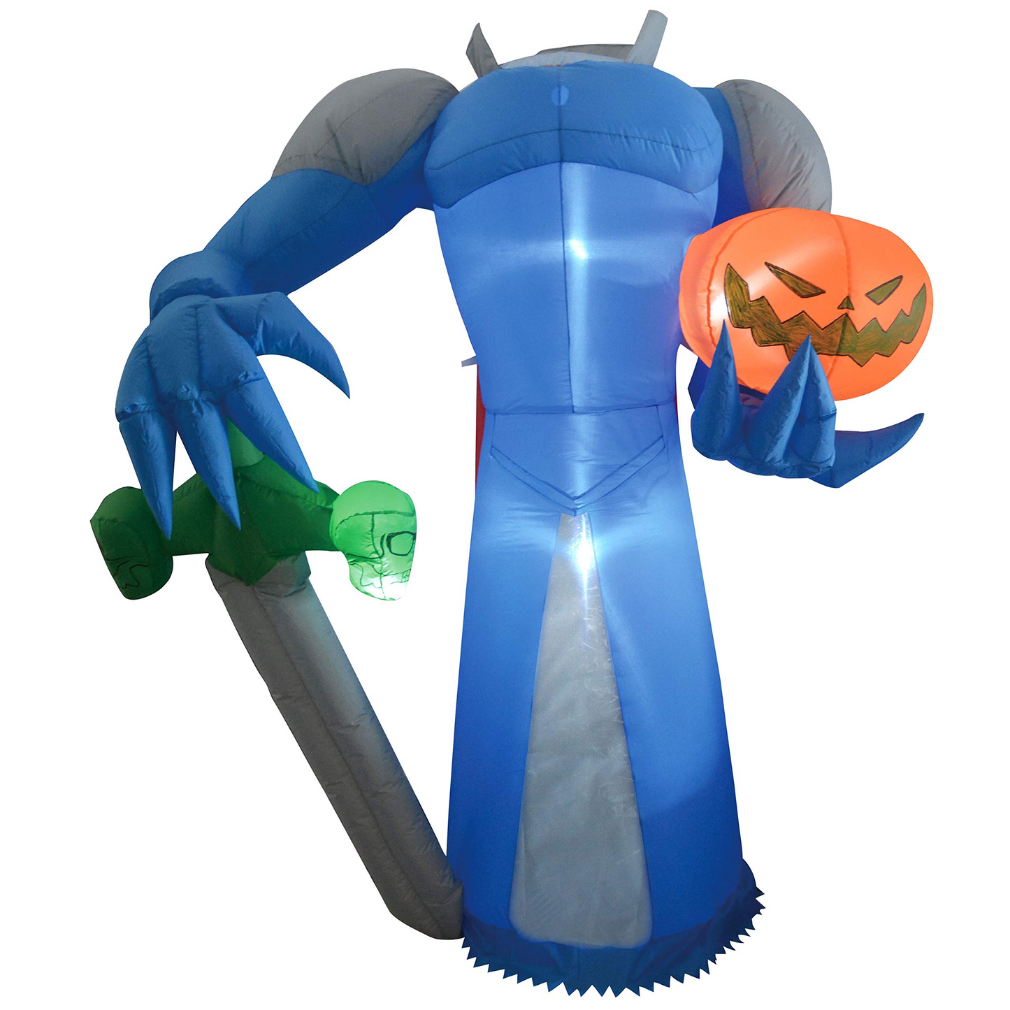 Jumbo Beheaded Pumpkin Knight Inflatable (8 ft)