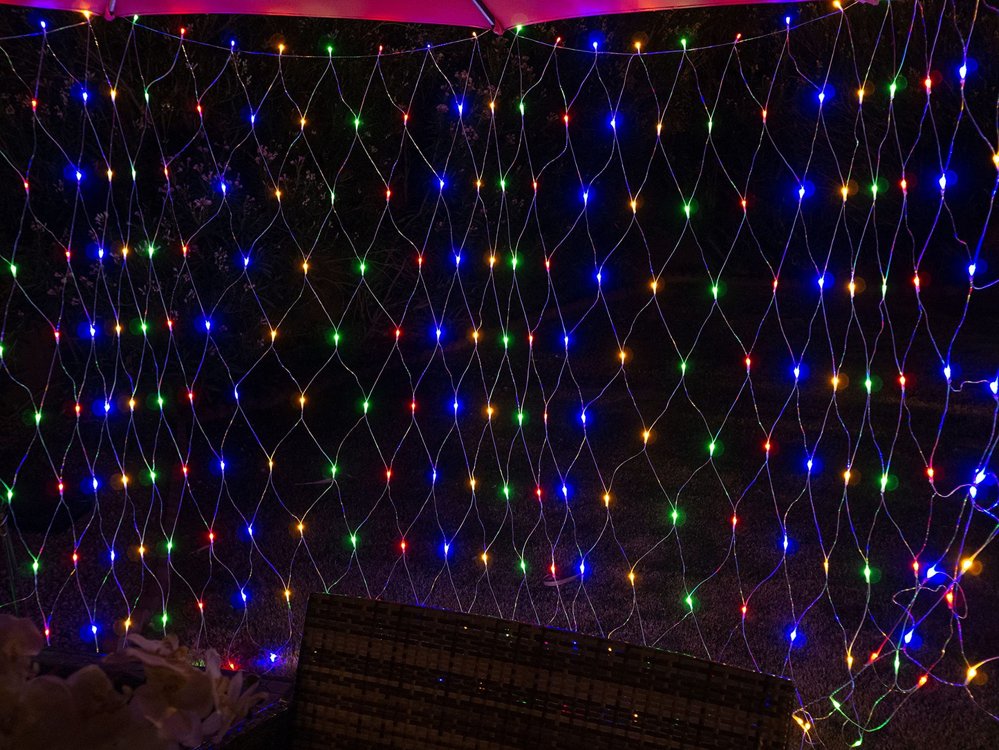 4 Pack 100 LED Christmas Net Lights Multicolor