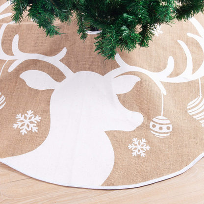 48in Christmas Tree Skirt (Reindeer)