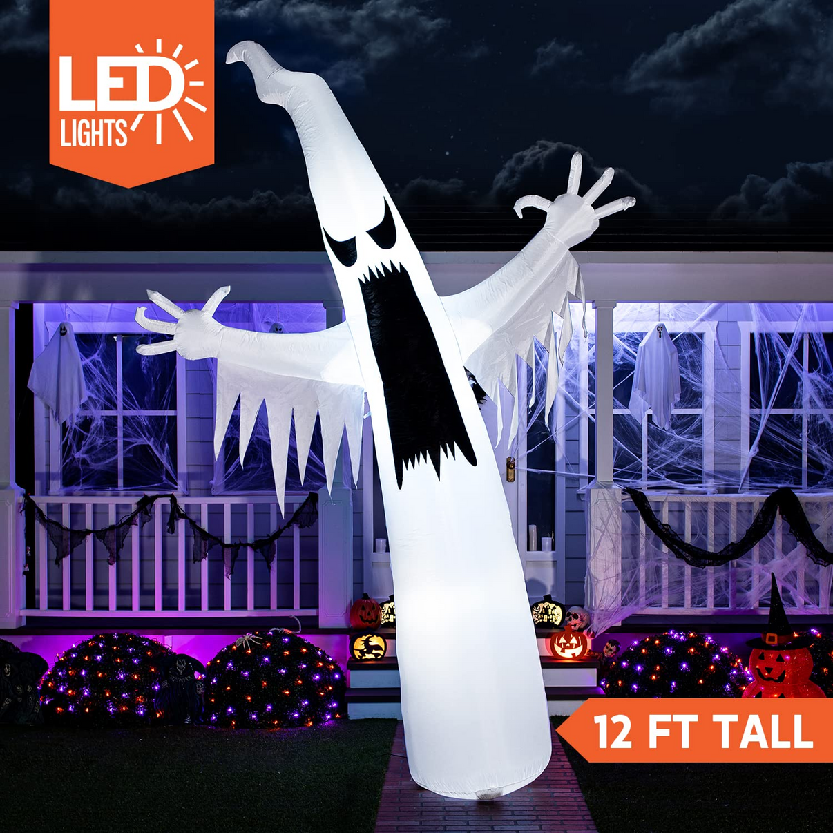 Halloween Giant Towering Spooky Ghost Inflatable (12 ft) – JOIEDOMI