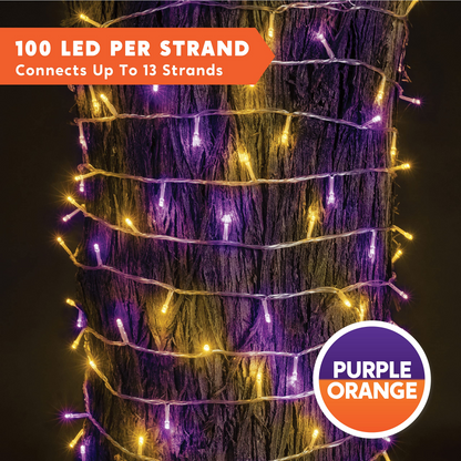 42.9 FT Orange & Purple LED Light Set