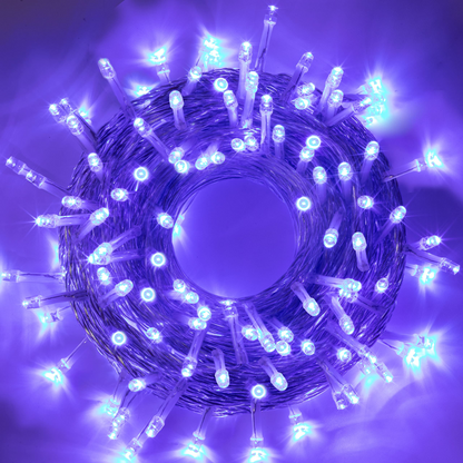 120 LED Christmas String Lights (Blue)