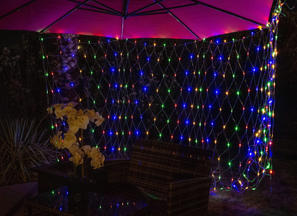 100 LED Christmas Net Lights Multicolor