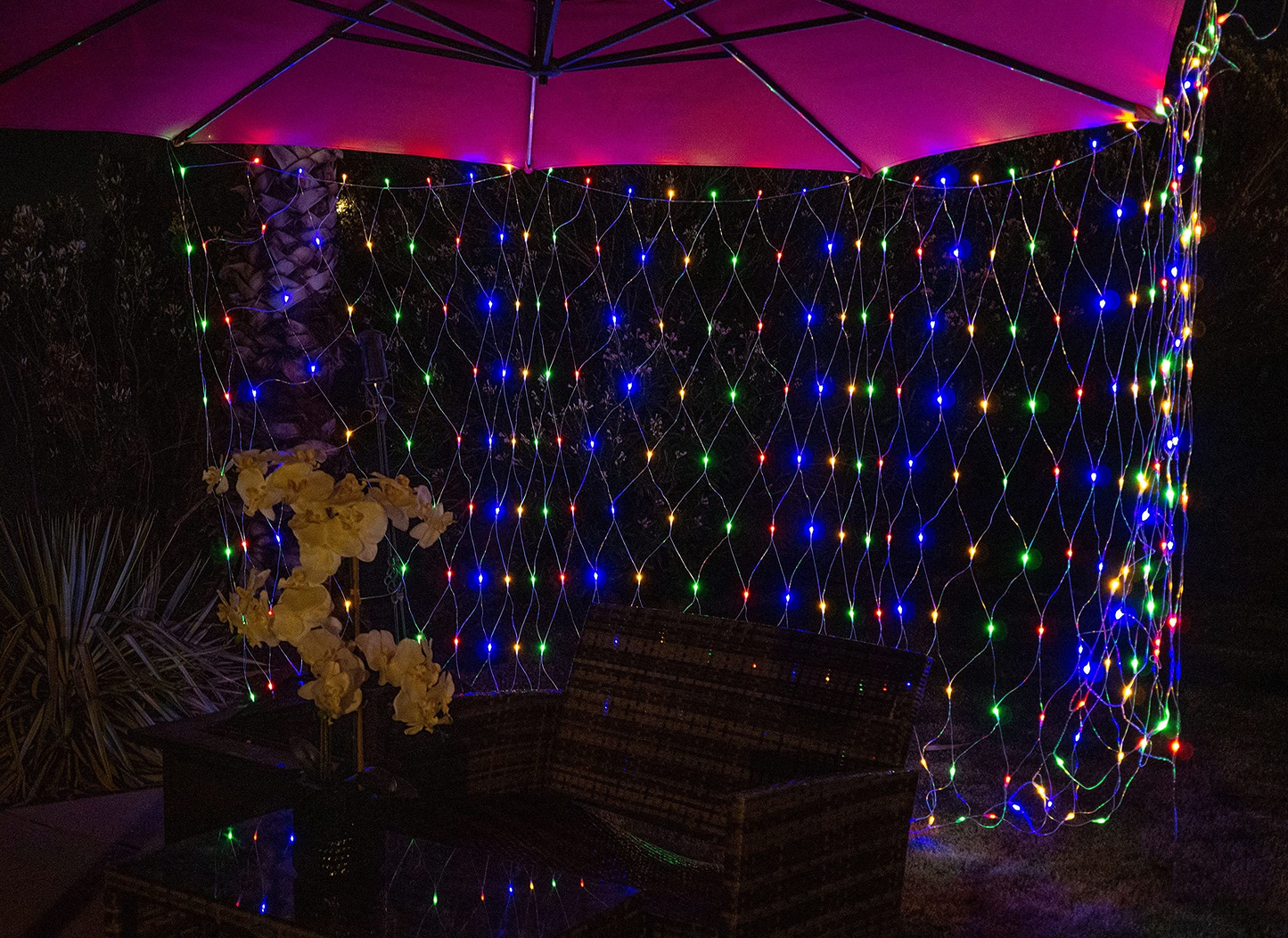 4 Pack 100 LED Christmas Net Lights Multicolor