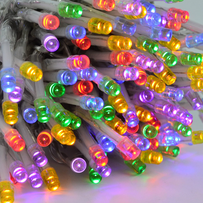 500 Multicolor LED Clear Wire String Lights