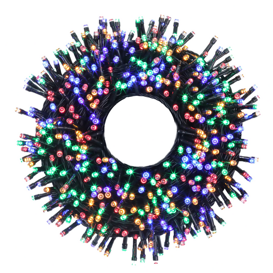 600 LED Christmas String Lights Multicolor