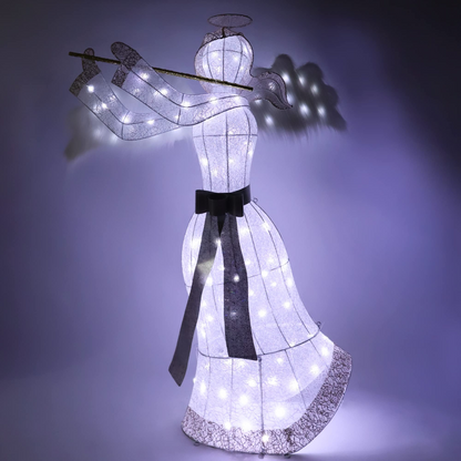 5ft LED Yard Light - Cottonn Angel (Flute)