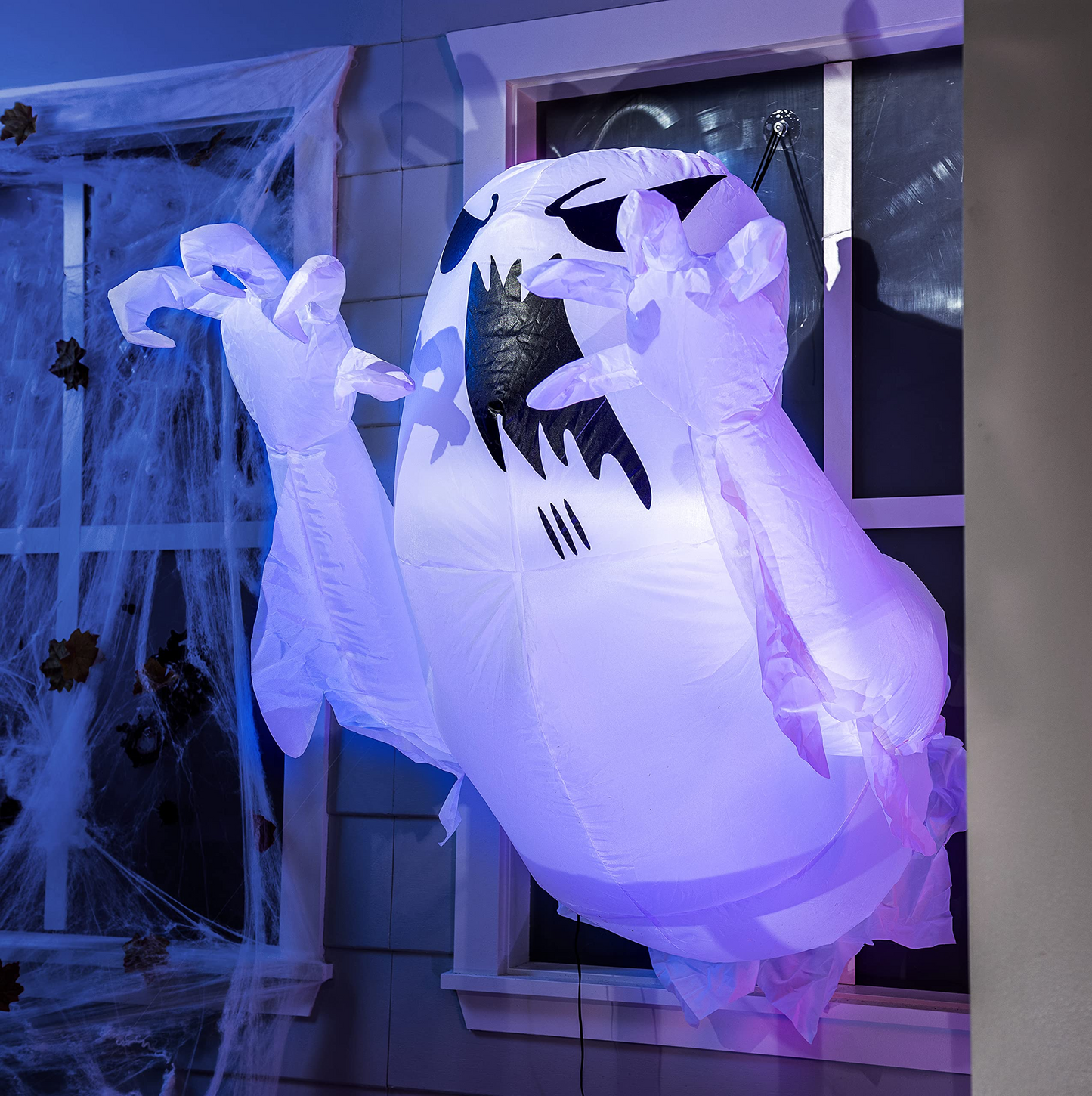 3.5ft Halloween Flying Ghost Broke Out from Window
