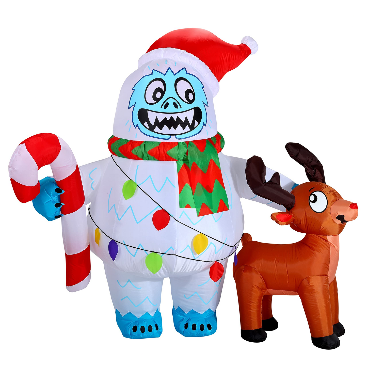 6ft Christmas Inflatable Yeti