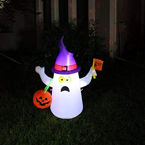 Tall Naughty Ghost Inflatable (5 ft)