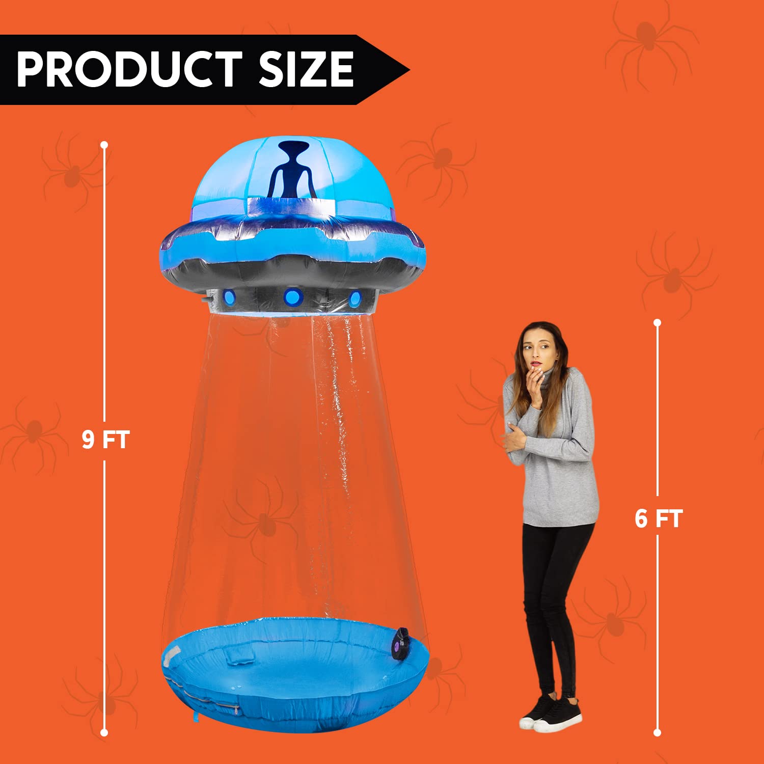 HALLOWEEN INFLATABLE UFO – Joiedomi