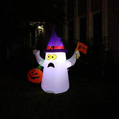 Tall Naughty Ghost Inflatable (5 ft)