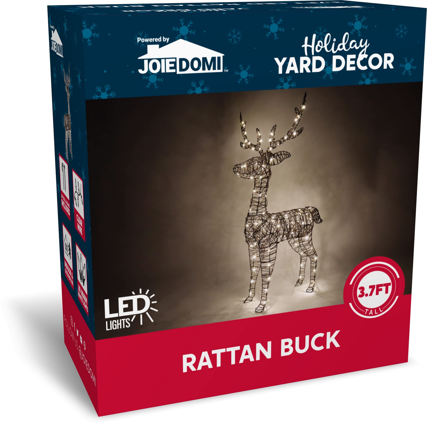 3ft LED Yard Lights - Rattan Buck
