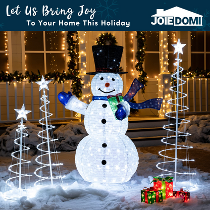 5ft LED Yard Lights - Collapsible Snowman