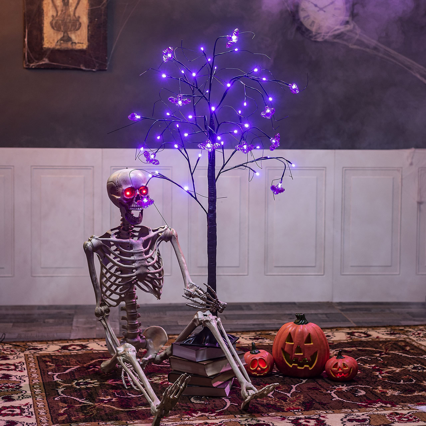 Halloween Spooky Tree Decoration- 4ft