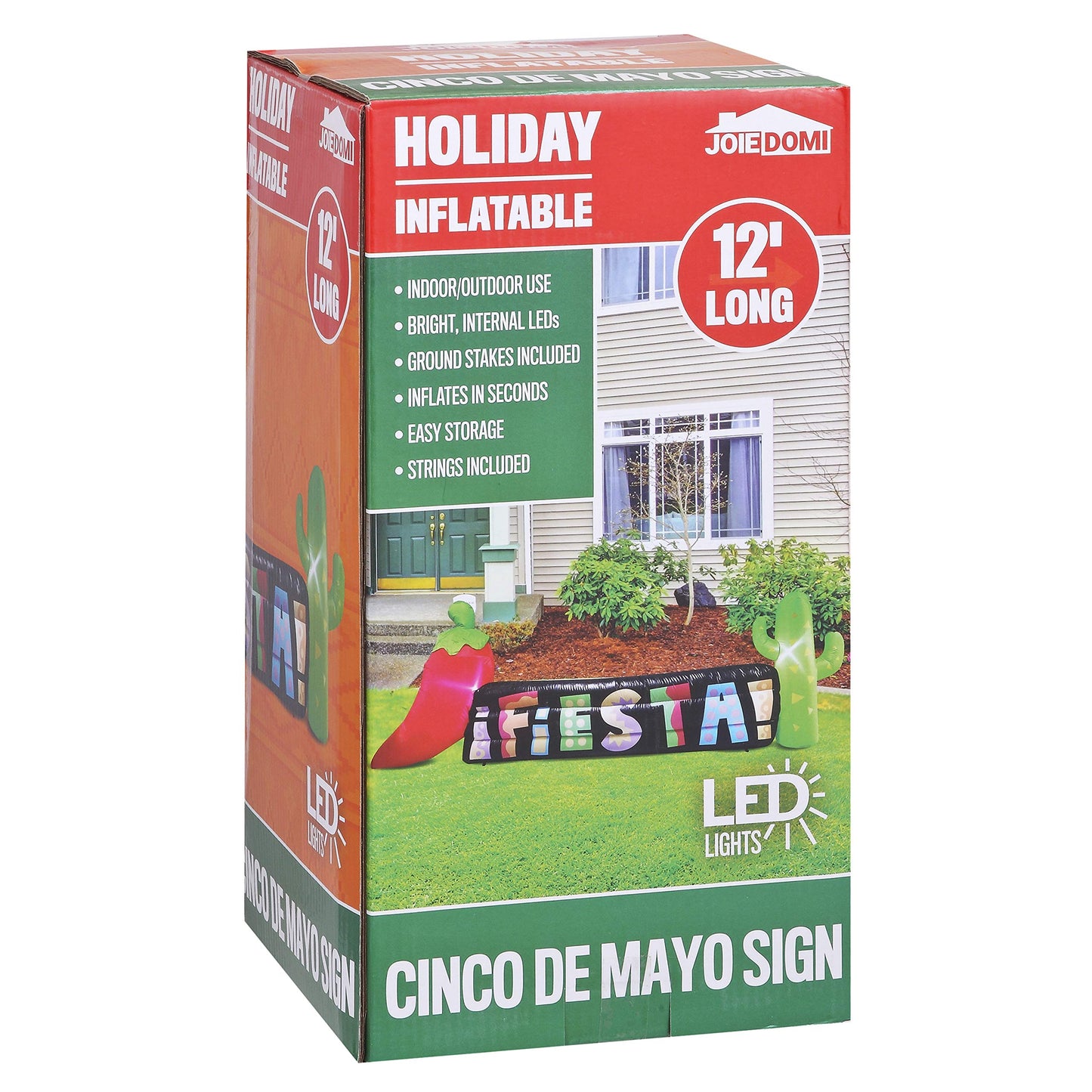 Giant Inflatable Long Cinco De Mayo Sign (10 ft)