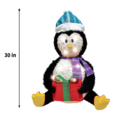 30in Collapsible Penguin LED Yard Light