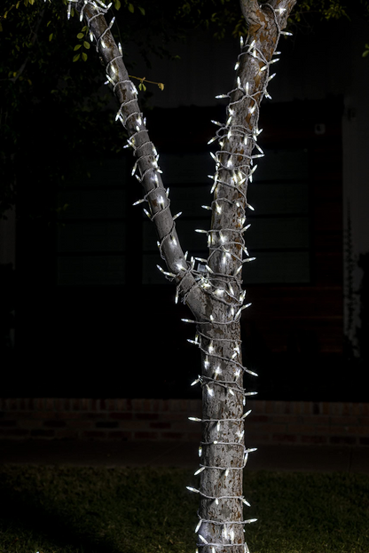 3x100 LED Christmas String Lights Cool White Reel