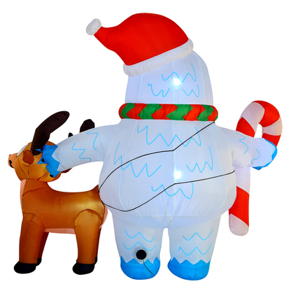 6ft Christmas Inflatable Yeti