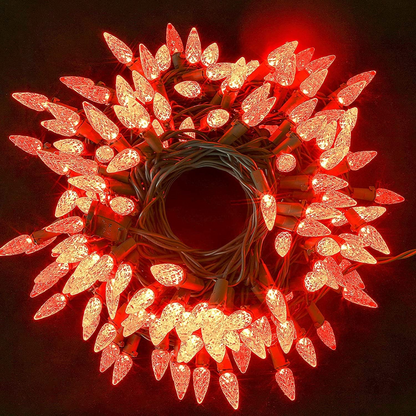 48.56 FT 140 Count Christmas Orange LED String Lights