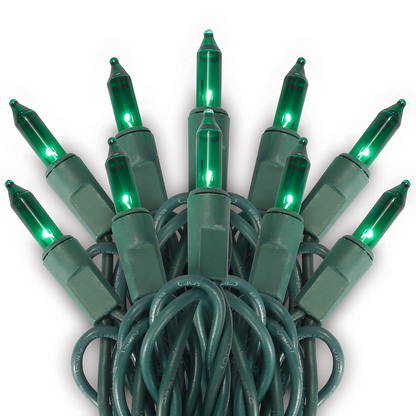 200-Count 40.6ft LED Green Halloween String Lights