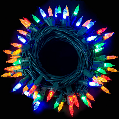 70 Multicolor M5 LED Green Wire String Lights