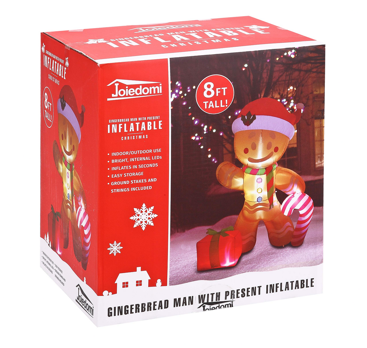 Jumbo Gingerbread Man Inflatable (8 ft) – JOIEDOMI